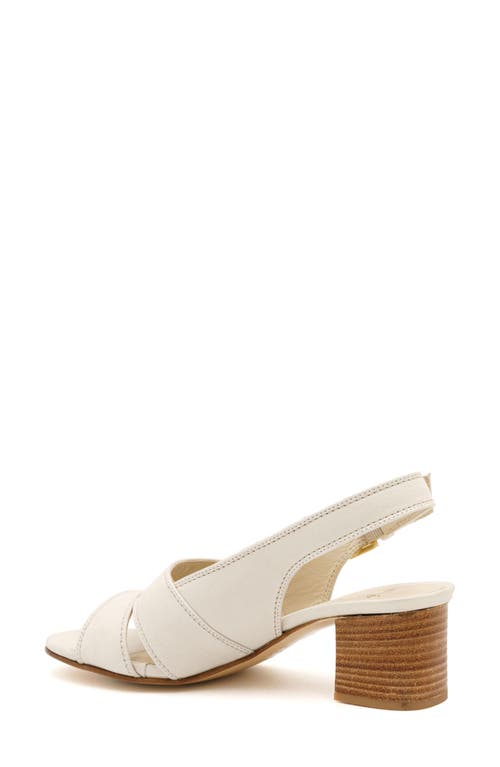 Amalfi By Rangoni Efrem Slingback Sandal In Mozzarella Long Beach