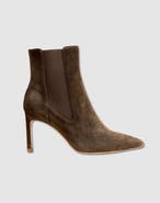 MI/MAI Dora Suede Pointy Ankle Boot