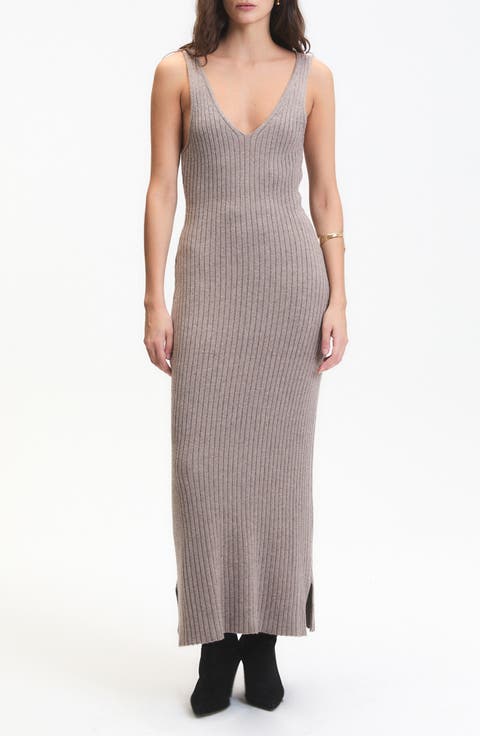 Randy Knit Body Con Maxi Dress