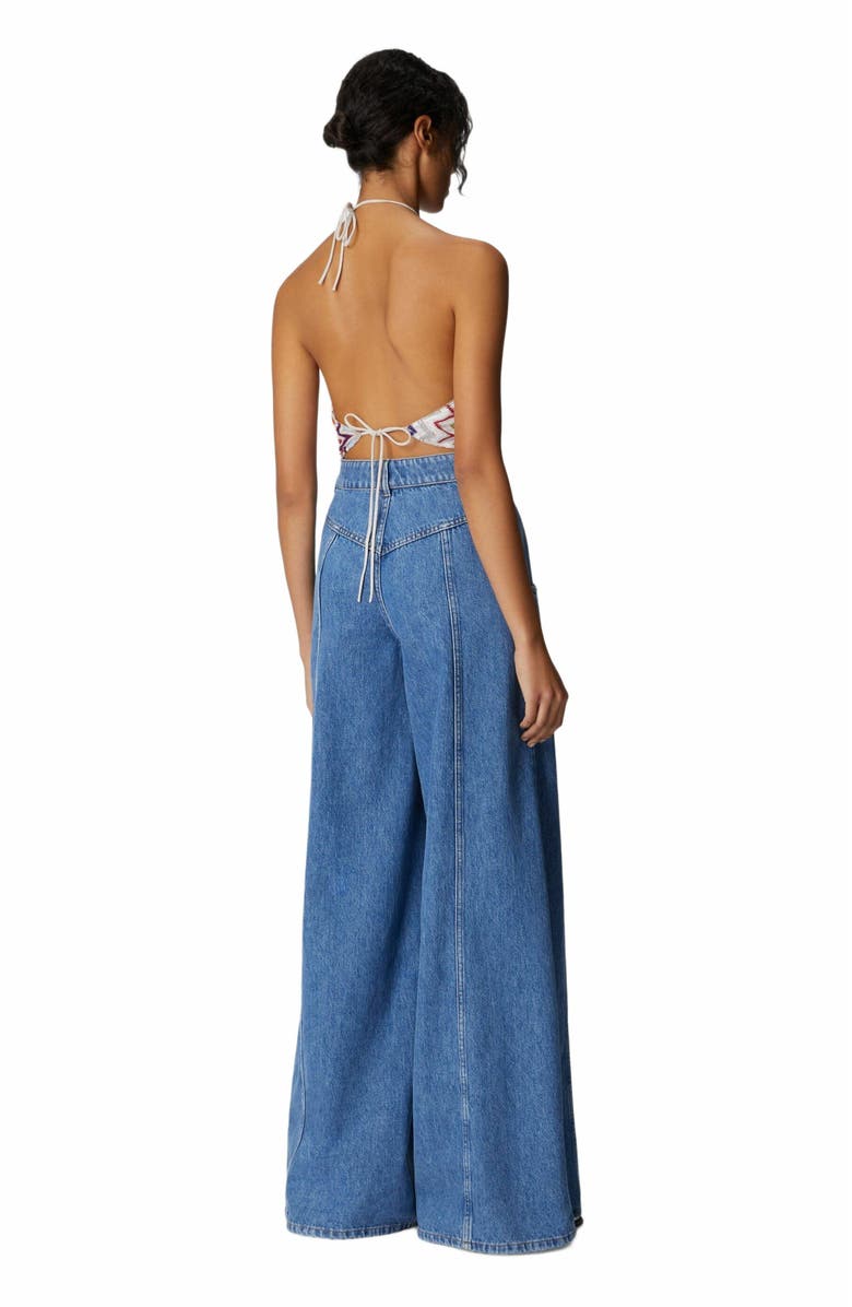 Missoni Halter Neck Top With Zig Zag Pattern, Alternate, color, Multicoloured