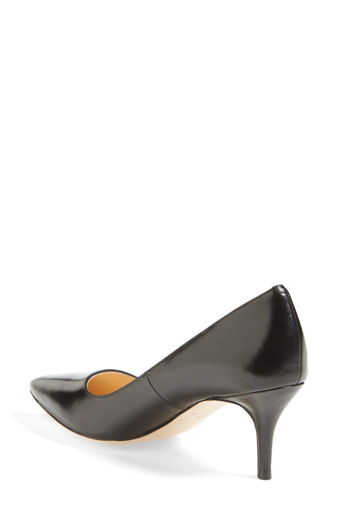 'Bradshaw' Pointy Toe Pump, Alternate, color, BLACK
