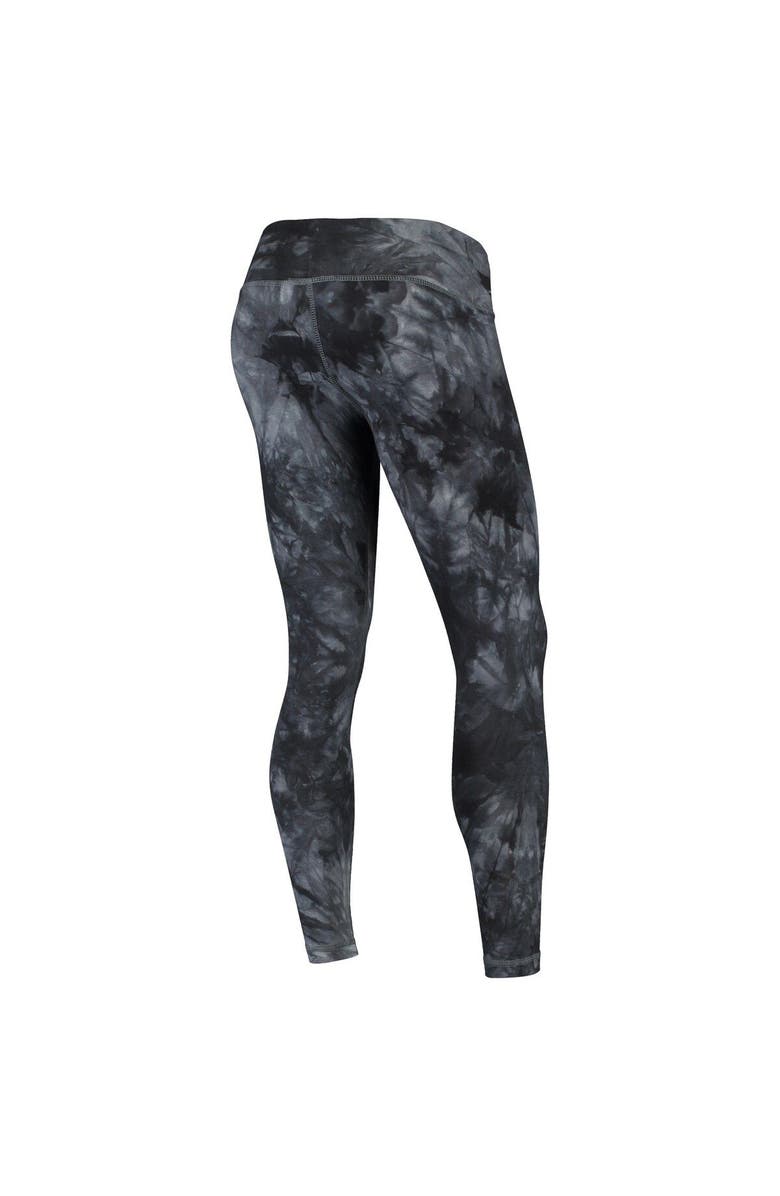 CONCEPTS SPORT Women's Concepts Sport Black Los Angeles Lakers Burst Tie-Dye Leggings, Alternate, color, 