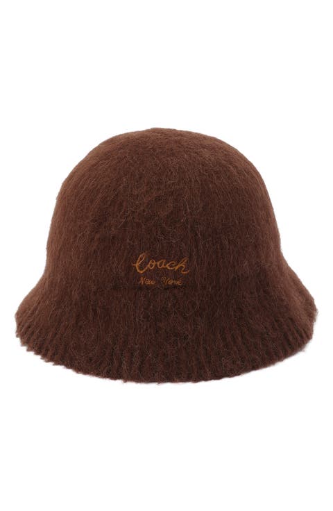Fuzzy Knit Bucket Hat