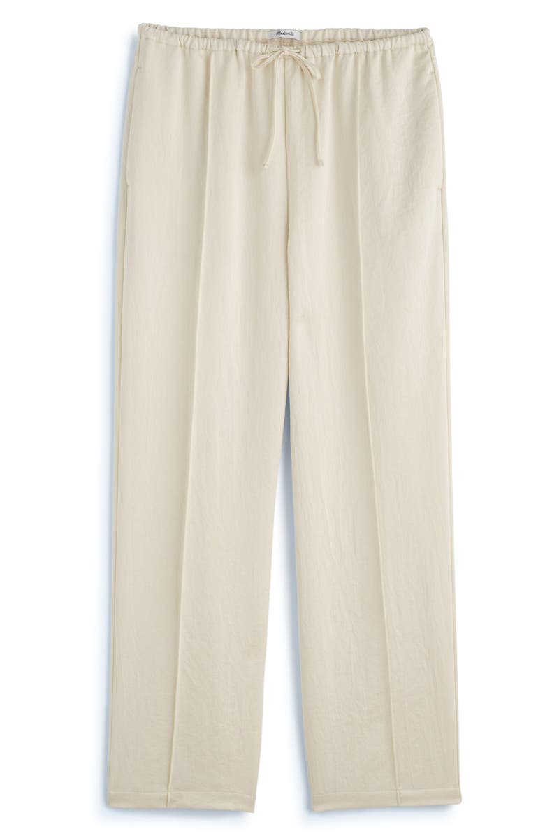 Pintuck Slim Pull-On Pants