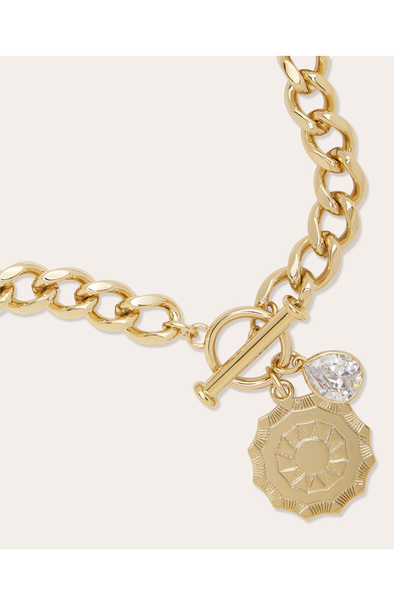 Ramy Brook Julieta Curb Chain Necklace, Alternate, color, Gold