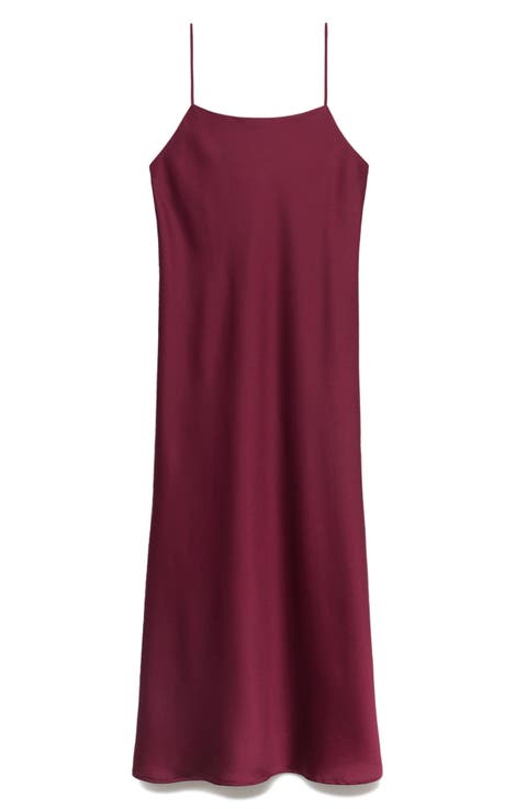 Satin Midi Nightgown