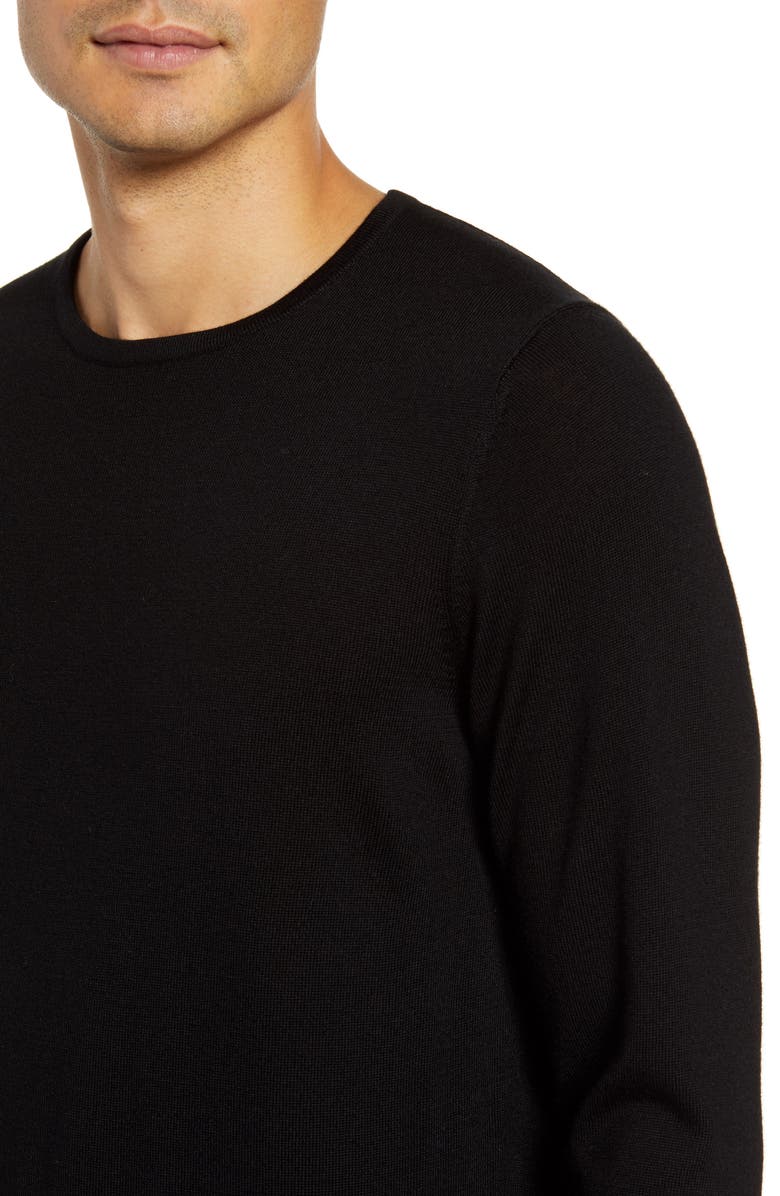 NORDSTROM MEN'S SHOP Crewneck Merino Wool Sweater, Alternate, color, 