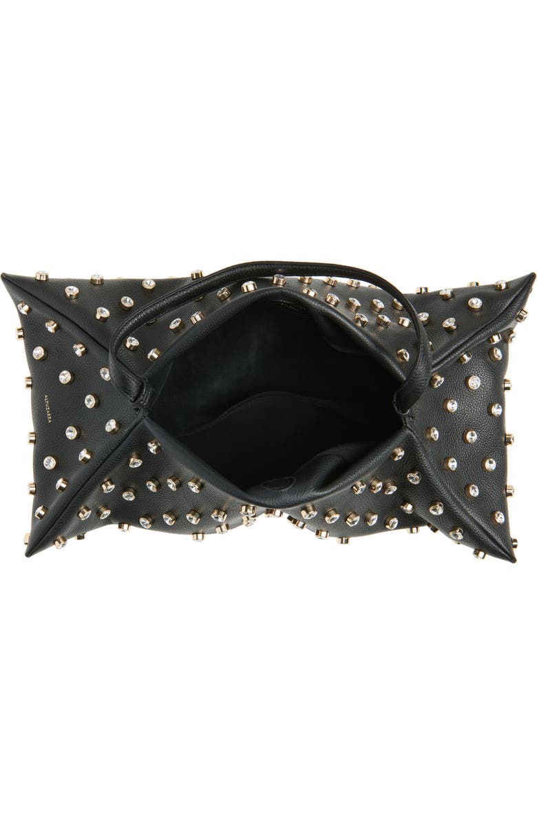 Altuzarra Origami Crystal Studded East/West Leather Bag, Alternate, color, Crystal Embellished