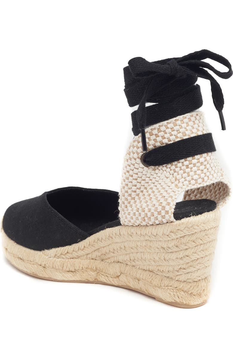 Soludos Lyon Ankle Wrap Wedge Espadrille, Alternate, color,