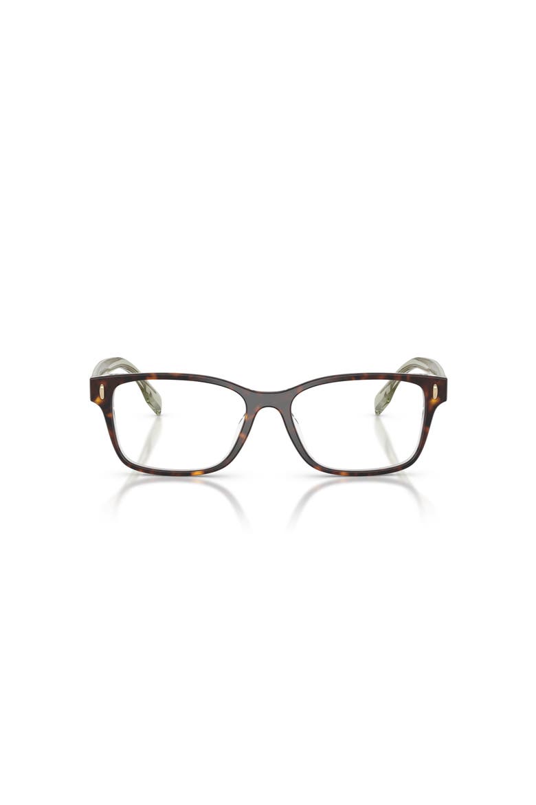 53mm Rectangle optical glasses, Alternate, color, Tortoise