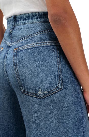 Miramar Sofie High Waist Ankle Wide Leg Terry Sweatpant Jeans