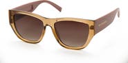 Mio Marino Polarized Vintage Square Sunglasses