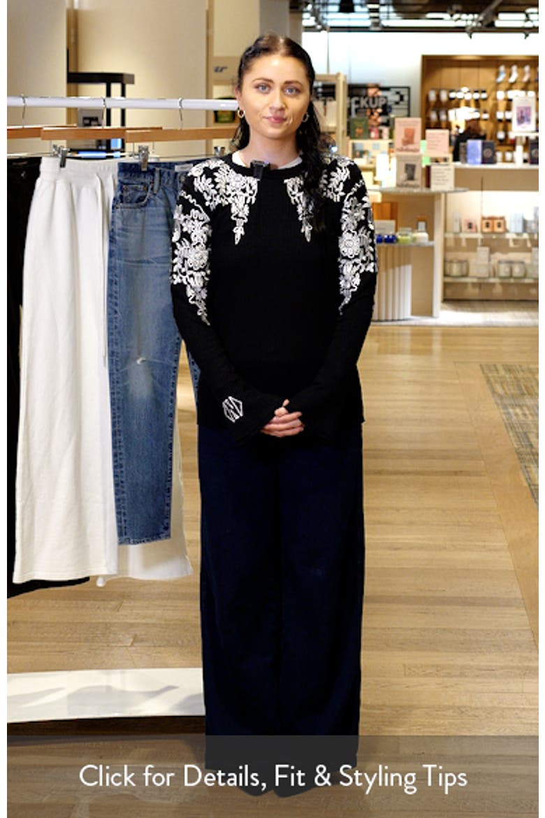 Bryn Embroidered Thermal Top video