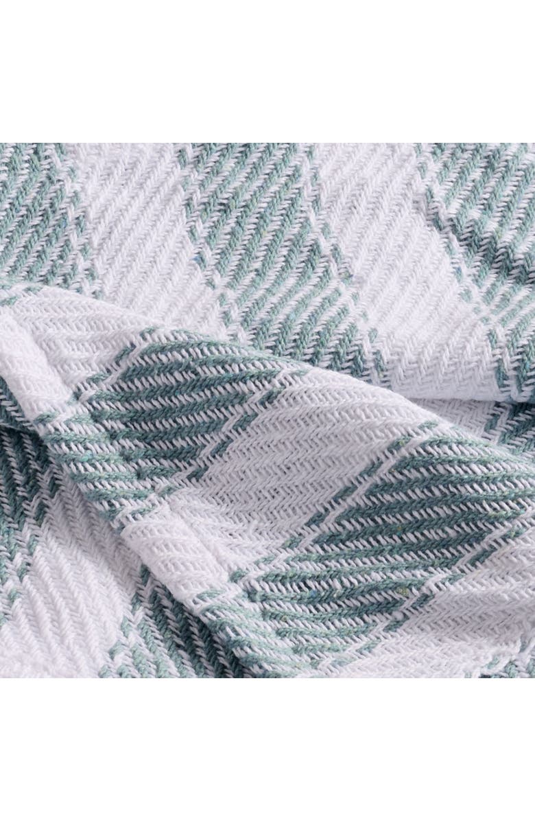 Ten Thousand Villages Garmee Upcycled Cotton Beach Blanket, Main, color, Teal