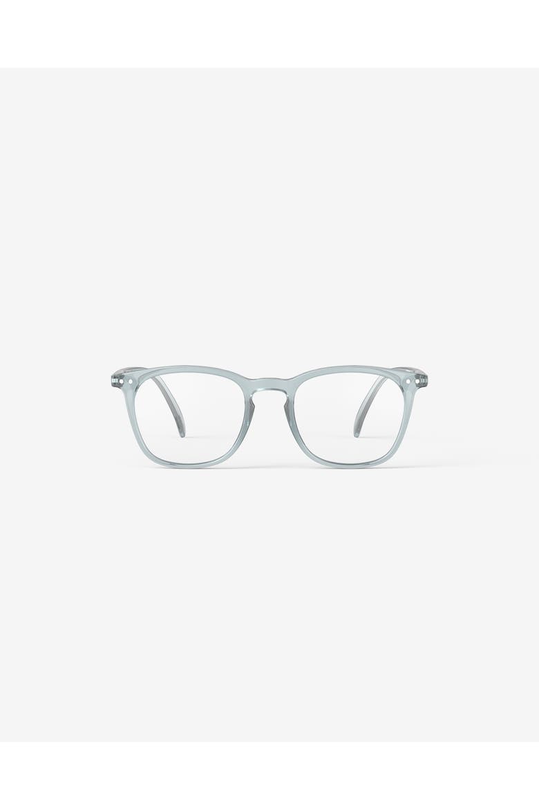 #E 49mm Trapeze Reading Glasses, Main, color, Frozen Blue