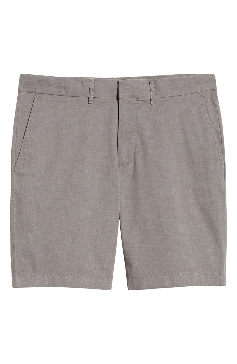 Nordstrom Slim Fit CoolMax<sup>®</sup> Flat Front Performance Chino Shorts, Alternate, color, 