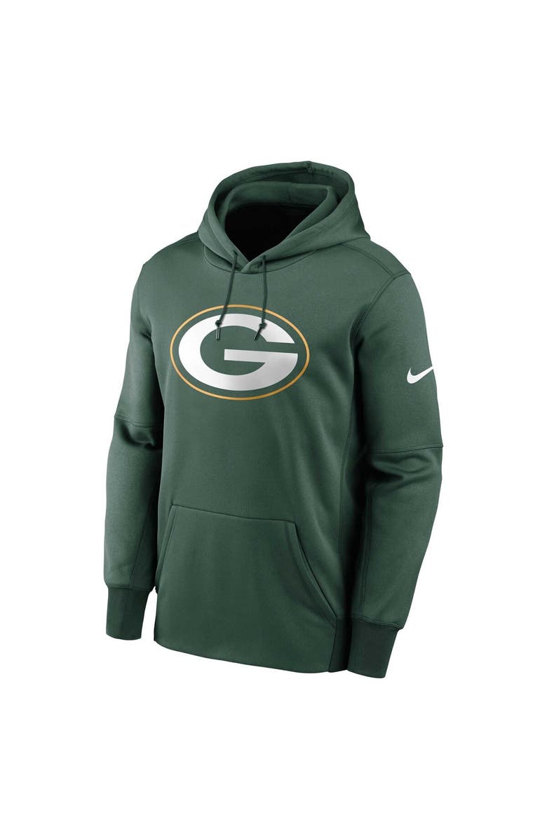 Nike Men's Nike Green Green Bay Packers Big & Tall Fan Gear Prime Logo Fleece Performance Pullover Hoodie, Alternate, color, 
