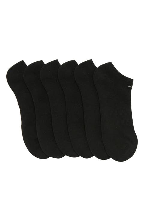 Cushioned No Show Socks - Pack of 6