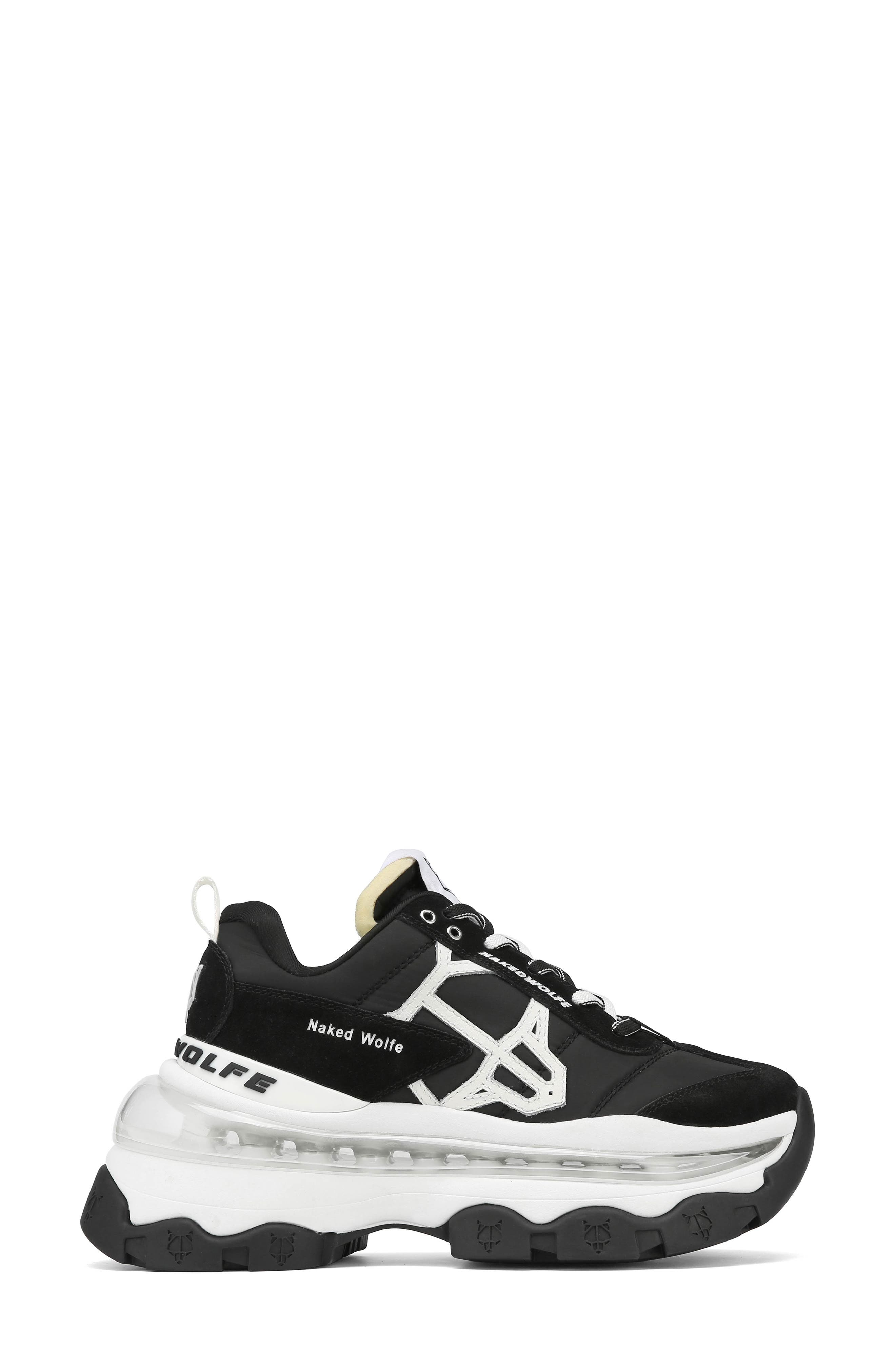 Naked Wolfe Fighter Chunky Sneaker, Main, color, 
