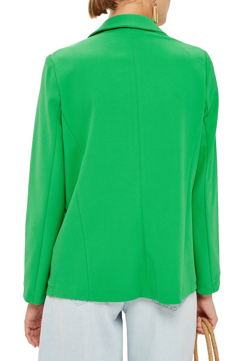Topshop Bonded Double Breasted Jacket, Alternate, color,