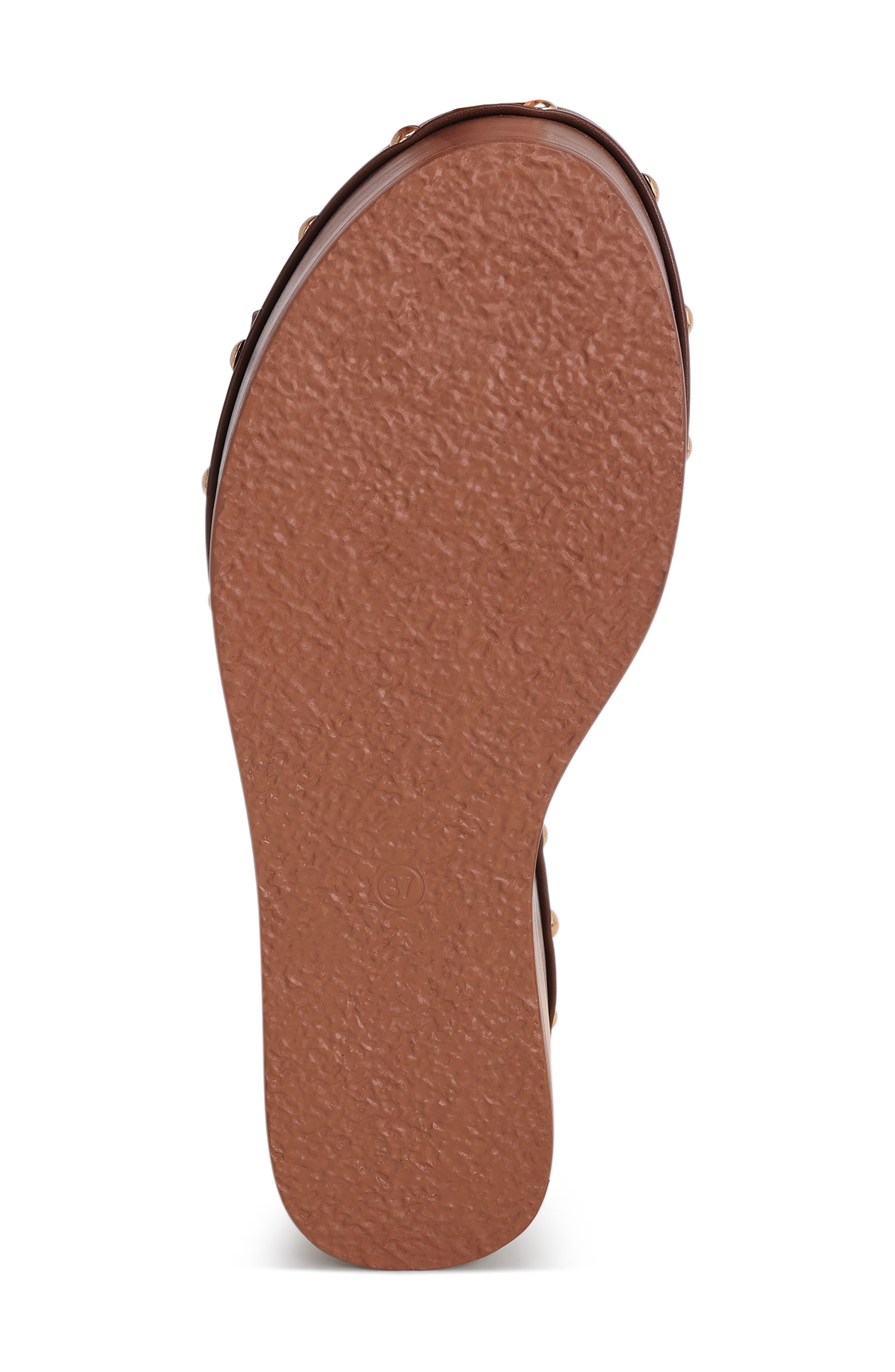 Ciriya Wedge Sandal, Alternate, color, BROWN