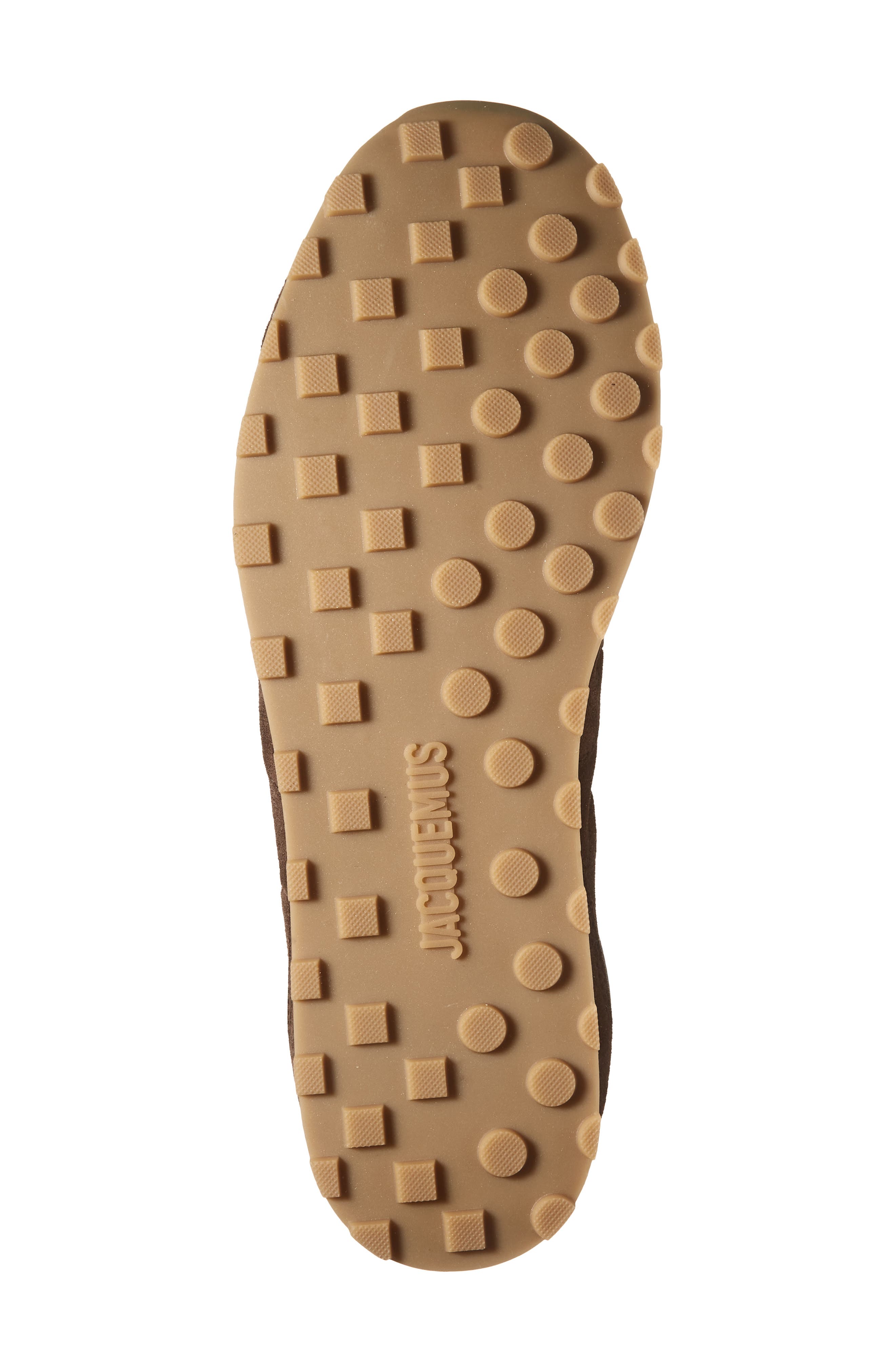 Jacquemus Suede Tennis Sneaker, Alternate, color, Dark Brown 880