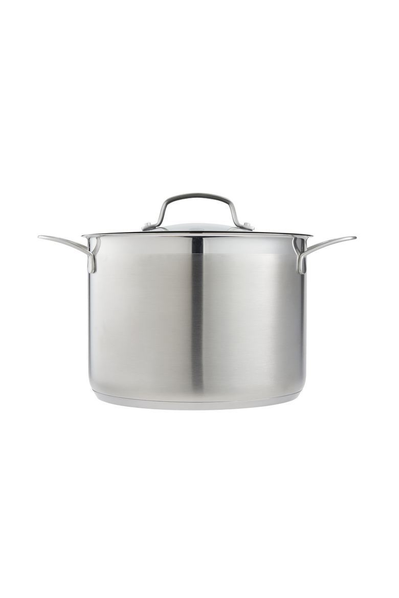 iD3® SS 7.6 Qt. Stockpot, Alternate, color, SILVER