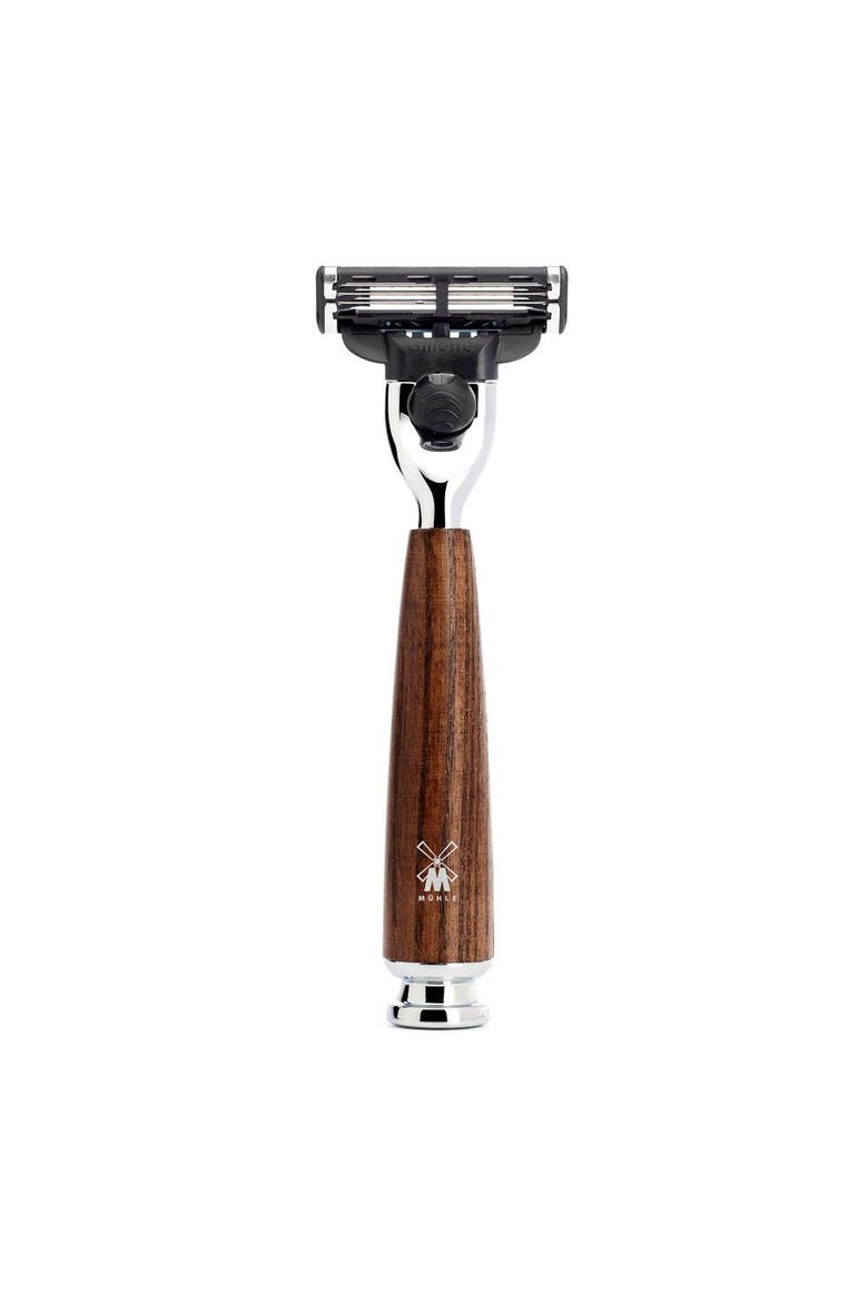 Rytmo Steamed Ash Mach-3 Razor, Main, color, Steamed Ash
