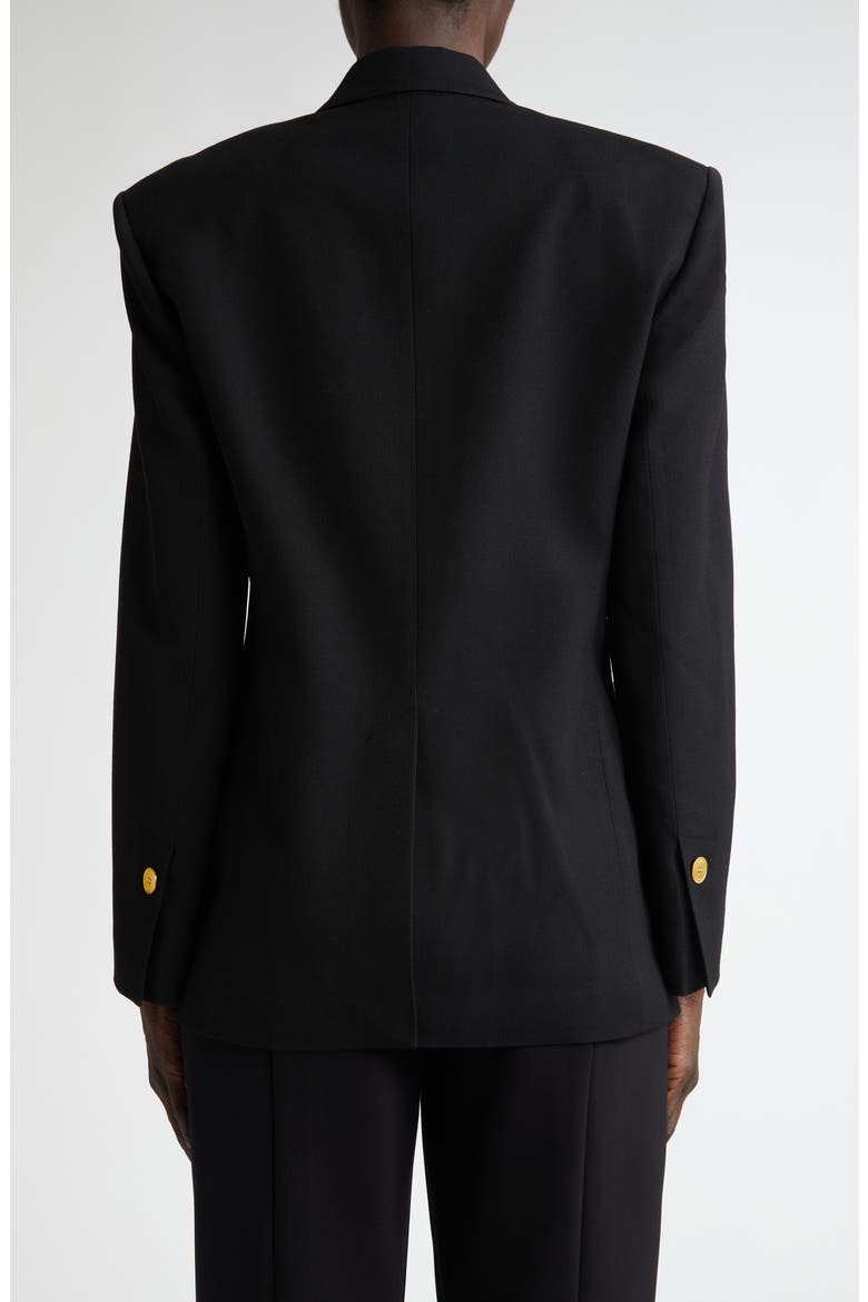 Stretch Twill Blazer, Alternate, color, BLACK