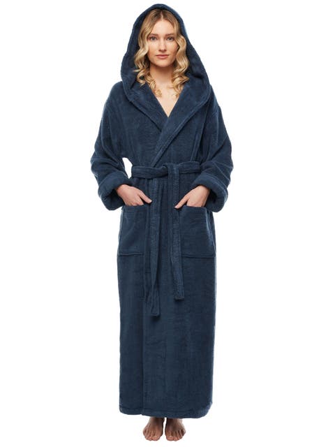 Softy Womens Ankle Length Long Cotton Robe