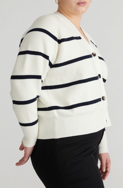 Universal Standard Rib Cardigan In Neutral