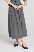 WAYF Gemma Plaid Pleated Skirt
