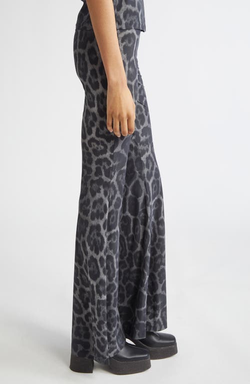 Stella Mccartney Flared High-waisted Leggings Leopard Print