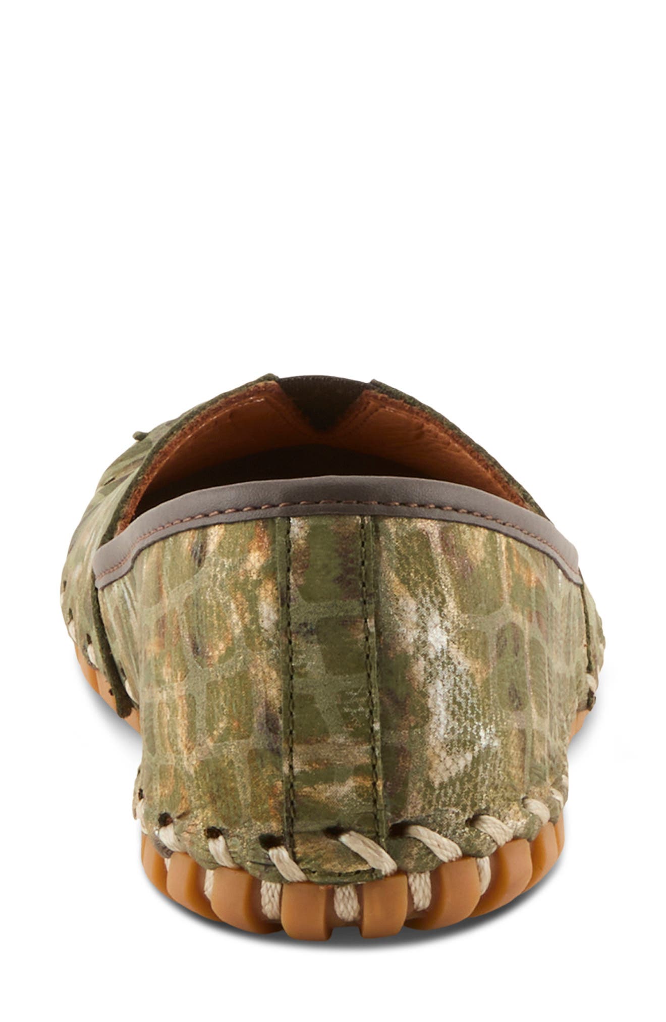 Kathaleta Flat, Alternate, color, OLIVE MULTI