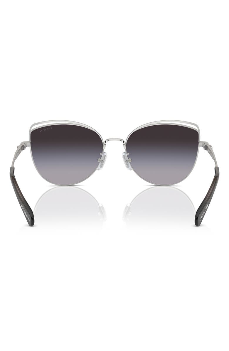 COACH 57mm Gradient Cat Eye Sunglasses, Alternate, color,