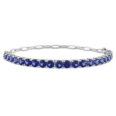 Colored Cubic Zirconia Tennis Bracelet
