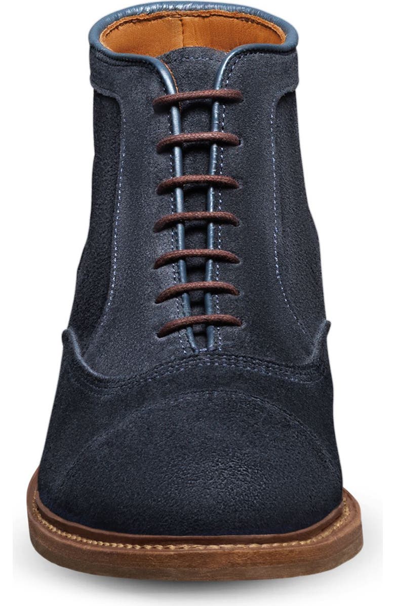 Allen Edmonds Park Avenue Verse Cap Toe Oxford Boot, Alternate, color, Navy