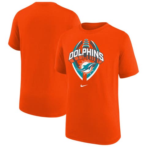 Youth Nike Orange Miami Dolphins Icon Legend T-Shirt