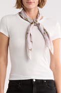 AllSaints Adena Silk Square Scarf