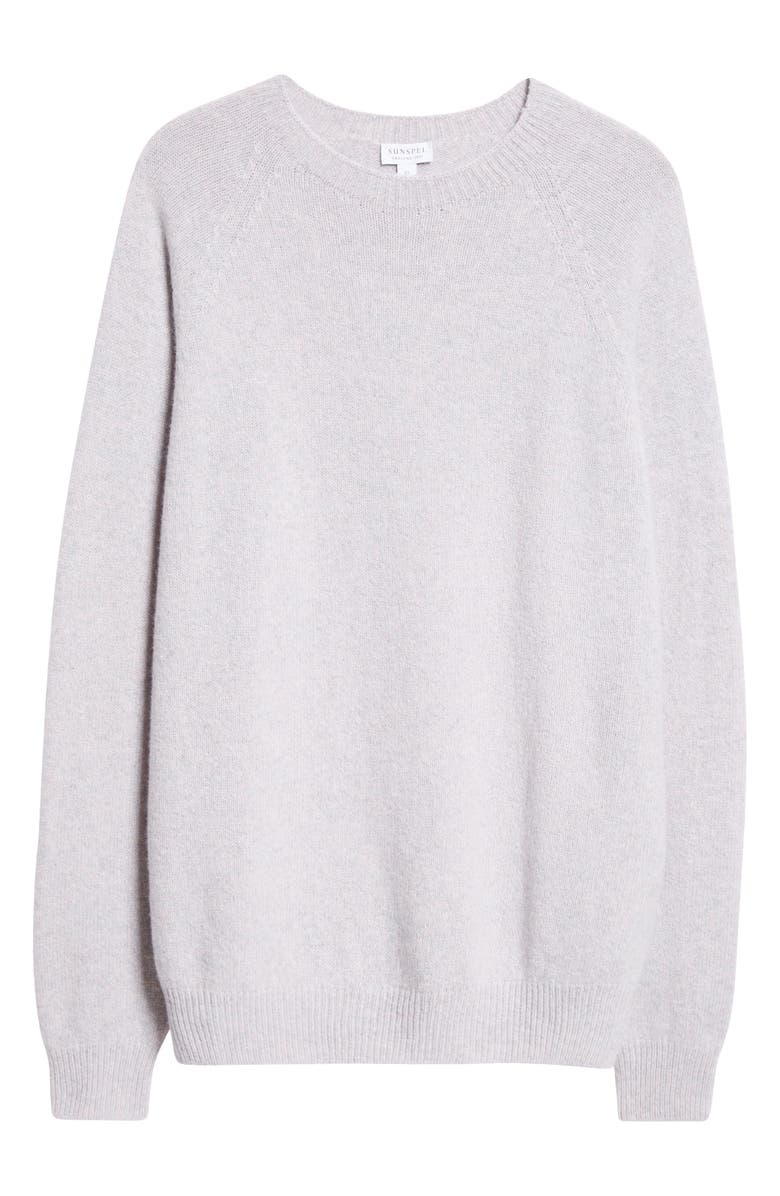 Sunspel Lambswool Crewneck Sweater, Alternate, color,