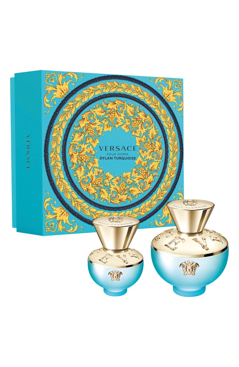 Versace Dylan Turquoise Eau de Toilette Set USD $178 Value, Main, color,