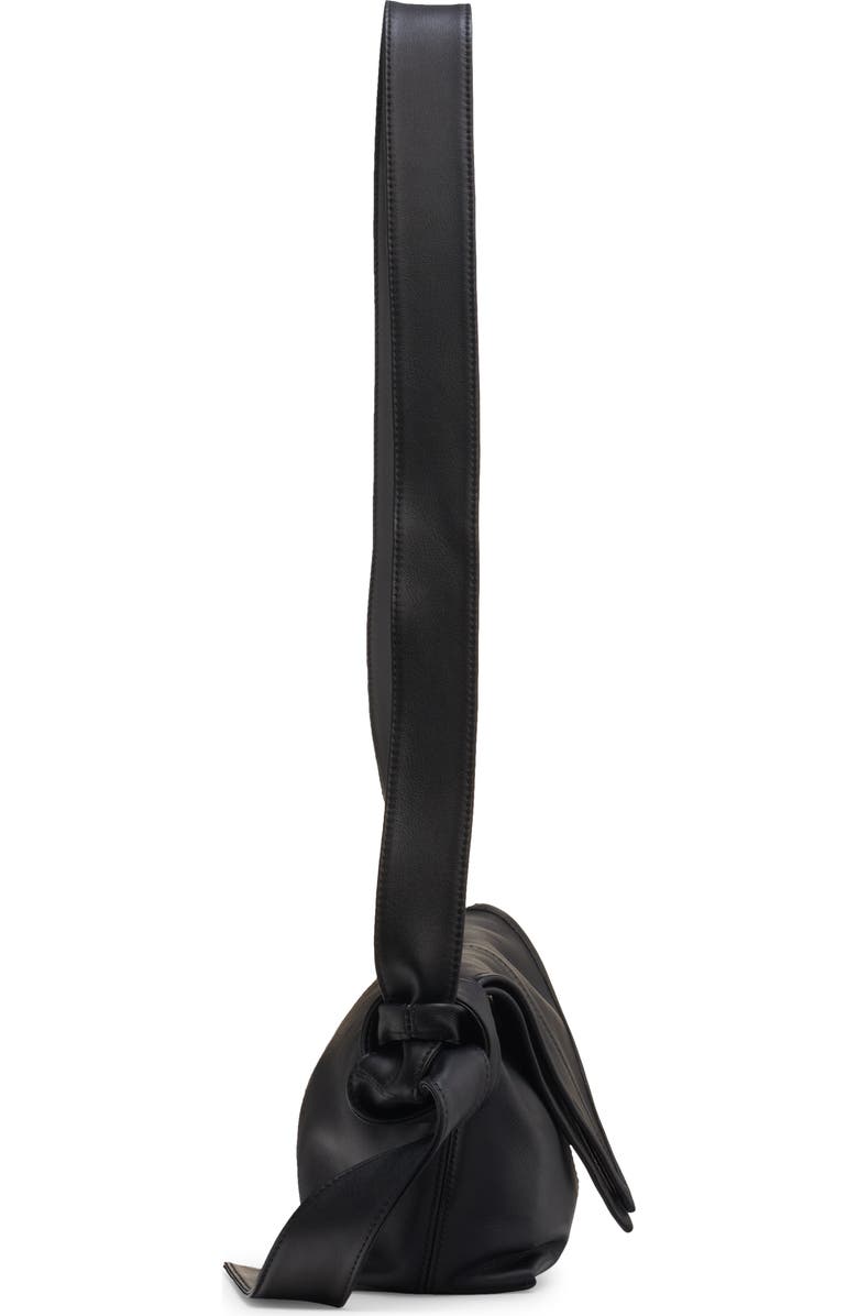 Bottega Veneta Baby Sawyer Leather Hobo Bag, Alternate, color, 8803 Black-Silver