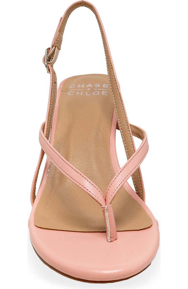 CHASE AND CHLOE Nadine Slingback Sandal, Alternate, color, Pink Pu