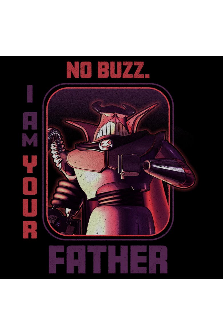 Mens Toy Story Zurg I Am Your Father T Shirt, Alternate, color, Black