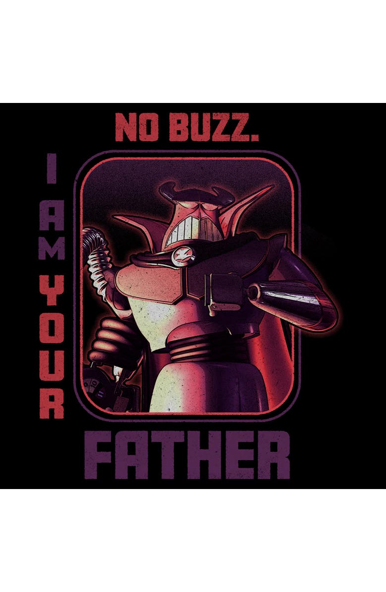 Toy Story Men's Toy Story Zurg I Am Your Father Graphic T-Shirt, Alternate, color, Black