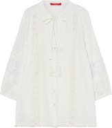 Marina Rinaldi Sumatra Pintuck Lace Top