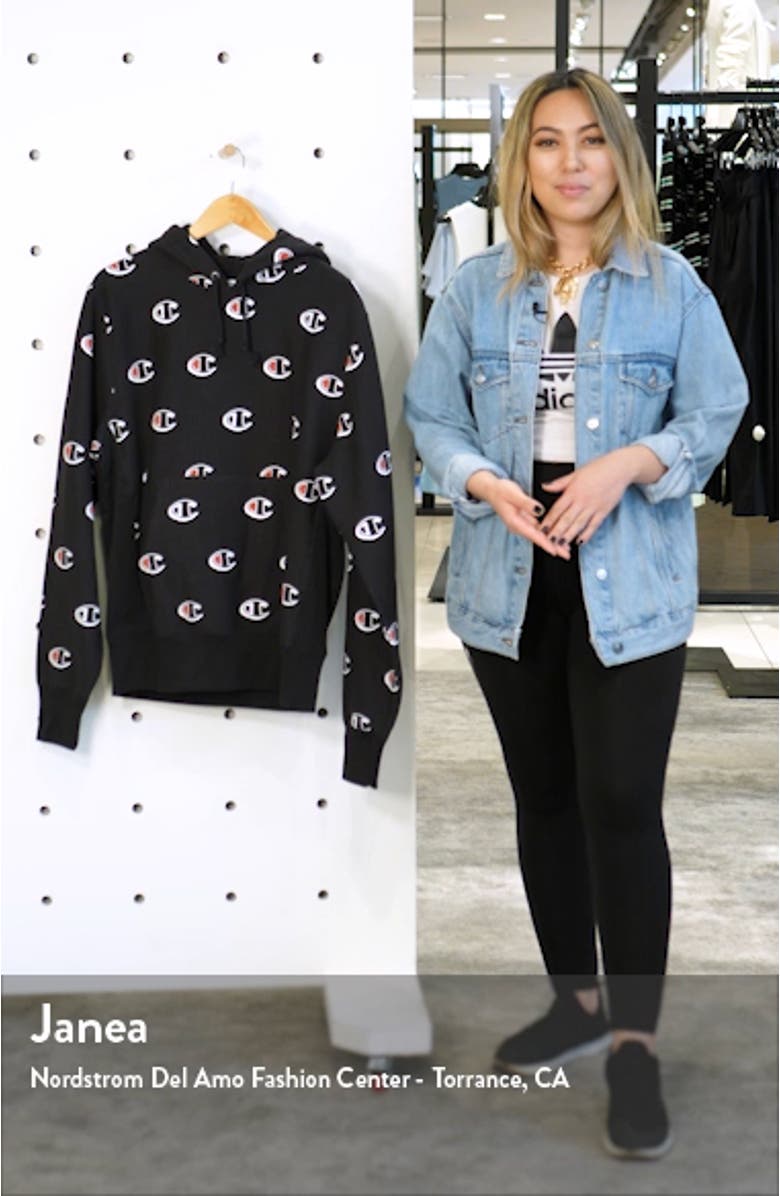 Logo Print Hooded Sweatshirt, sales video thumbnail