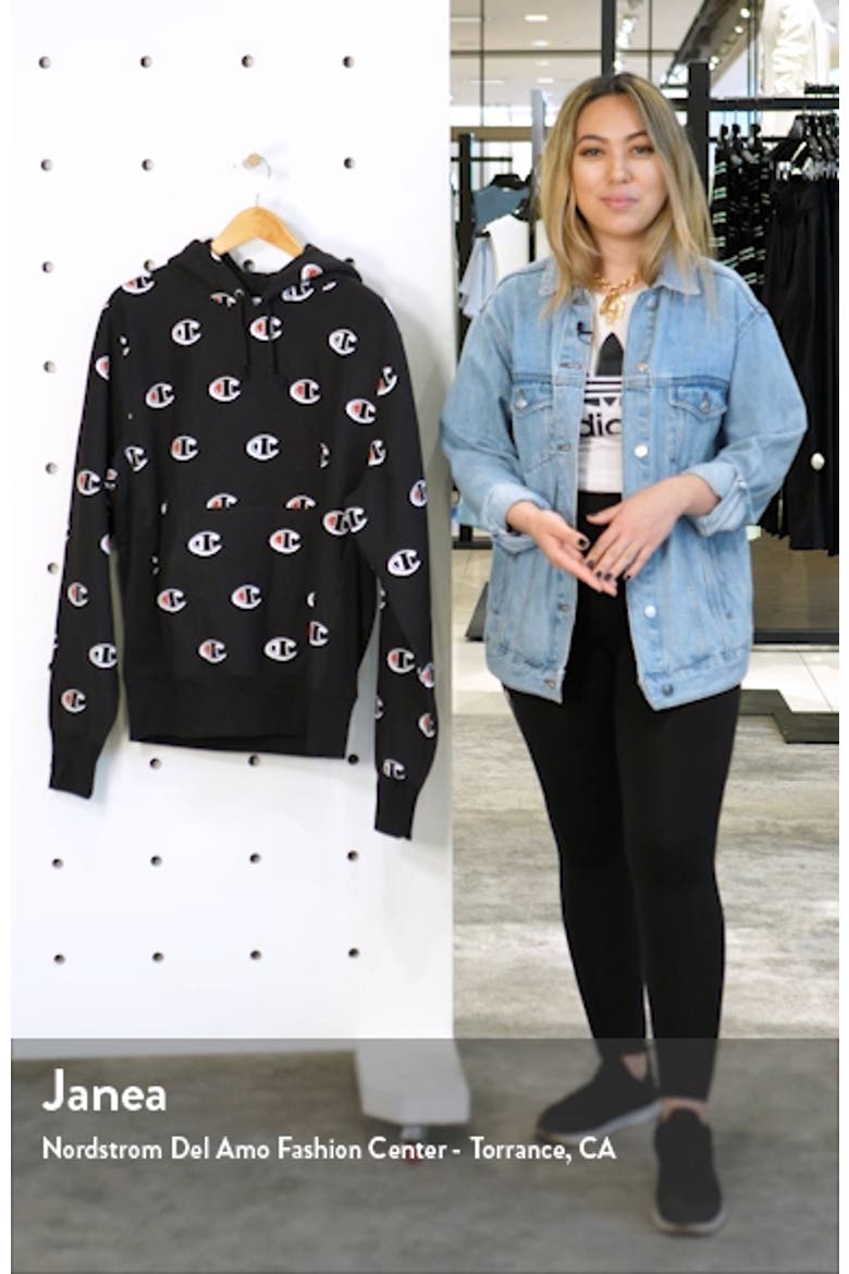 Logo Print Hooded Sweatshirt video