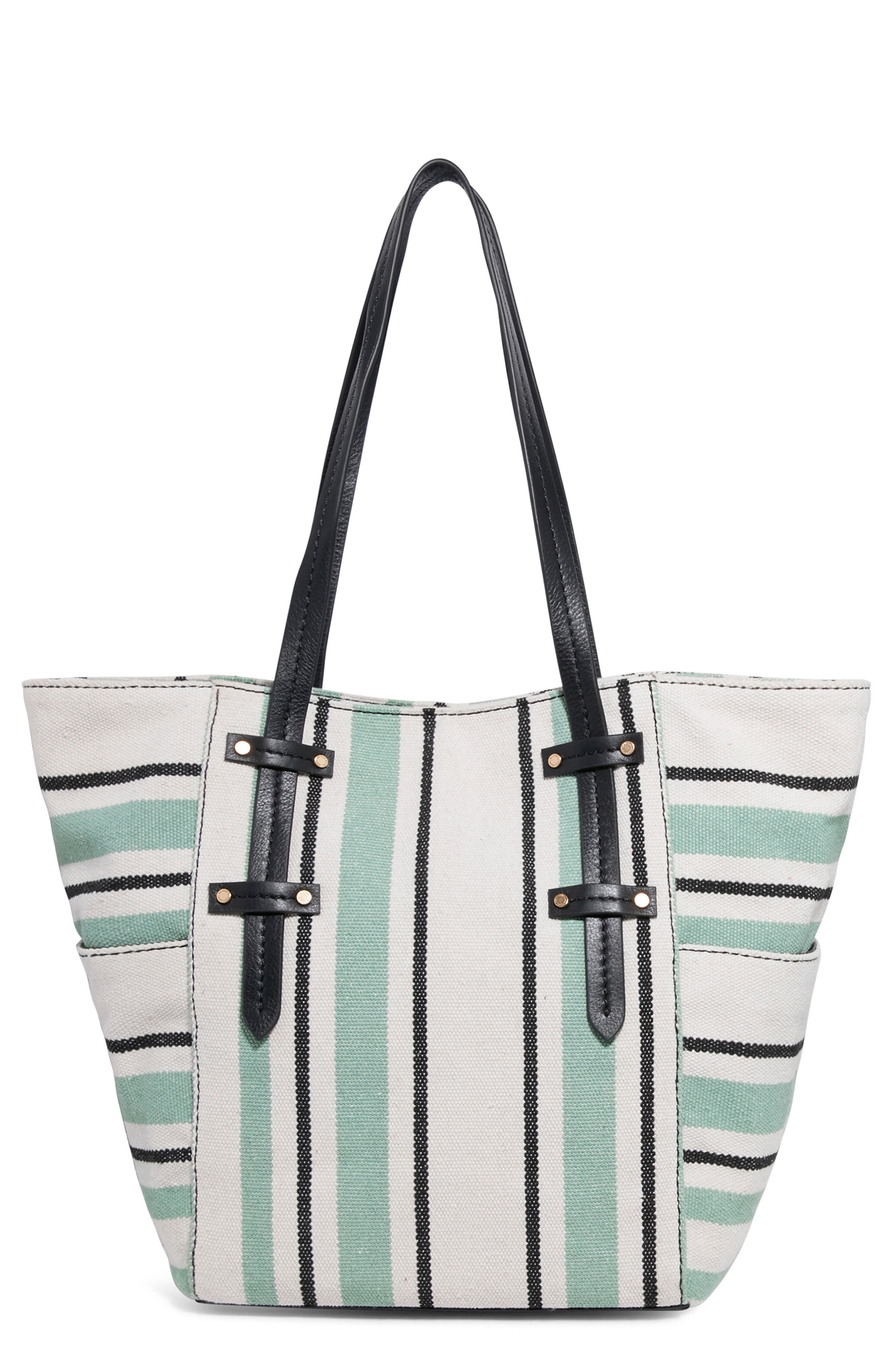 AIMEE Sullivan Tote, Alternate, color, Green Textile