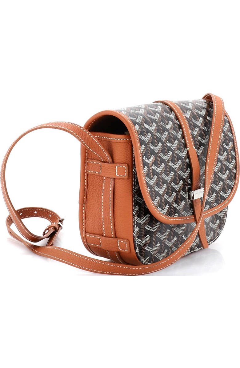 Pre-Owned Goyard Belvedere II Messenger Bag Coated Canvas PM, Alternate, color, Brown